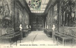 CPA Paris Grande Galerie Manufacture des Gobelins