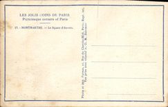CPA Paris Montmartre Le square d Anvers
