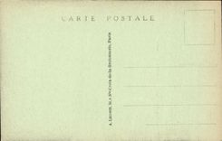 VINTAGE POSTCARD Paris the Garden of Tulieries and the House of Marsan