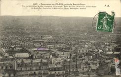 CPA Paris Panorama Pris du Sacre Coeur