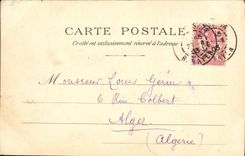 VINTAGE POSTCARD Paris Town hall Barge Boat