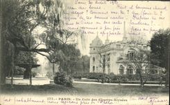 CPA Paris Un Coin des Champs Elysees