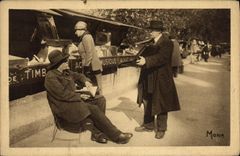 CPA Paris Quai Voltaire Bouquiniste Charles Dodeman