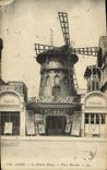 CPA Paris Le Moulin Rouge Place Blanche