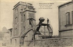 CPA Paris Interieur de L Oservatoire Cosmos Astronomie Grand equatorial