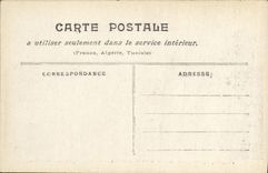 VINTAGE POSTCARD Paris Floods Station of Grenelle Ligne of Versailles