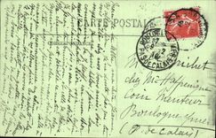 VINTAGE POSTCARD Floods of Paris the quay Montebello Notre Dame