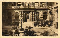 VINTAGE POSTCARD Massillon School  a  Quay of Celestins Paris lV L main entrance