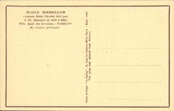 VINTAGE POSTCARD Massillon School  a  Quay of Celestins Paris lV L main entrance