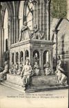 VINTAGE POSTCARD Abbey of St Denis Tomb of Louis Xll and Anne of Brittany