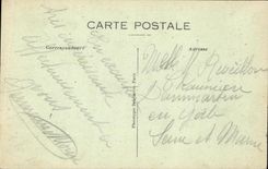 VINTAGE POSTCARD Abbey of St Denis Tomb of Louis Xll and Anne of Brittany