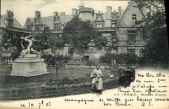VINTAGE POSTCARD Paris Museum Cluny Children