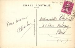 VINTAGE POSTCARD Epinay S the Seine Interieur of NR Rams Missions