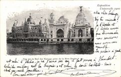 CPA Exposition Universelle Paris 1900 Vue sur la Rue des Nations prise de la Rive Droite
