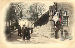 CPA Exposition Universelle Paris 1900 Republique Sud Africaine La Ferme boer Afrique du Sud 