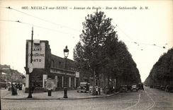 CPA Neuilly sur Seine Avenue du Roule Rue de Sablonville Saint Christophe Auto 