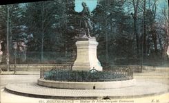 VINTAGE POSTCARD Montmorency Rules of Jean Jacques Rousseau