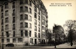 CPA Neuilly sur Seine Boulevard des Sablons