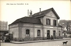 CPA Gare des Vallees 