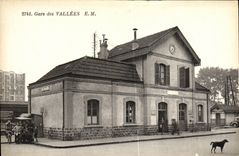 CPA Gare des Vallees 