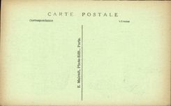 VINTAGE POSTCARD a Thought of Montrouge Flower