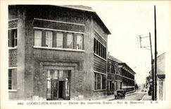 VINTAGE POSTCARD Nogent on the Entered Marne of the new Schools