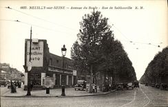 CPA Neuilly sur Seine Avenue du royale Rue de Sablonville saint Christophe Auto