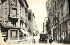 VINTAGE POSTCARD Doves Street Felix Faure Drapery