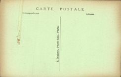 VINTAGE POSTCARD Holy Maur the Public garden Fruits of the Militaria war