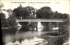 CPA Billancourt Le Pont sur le Petit Bras de la Seine 