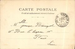 CPA Paris Port Saint Nicolas Bateau