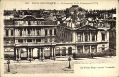 CPA Paris Histroique Evenements de la Commune 1871 Le palais royal apres l incendie 