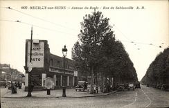 CPA Neuilly sur Seine Avenue du Royle Rue de Sablonville Saint Christophe Auto