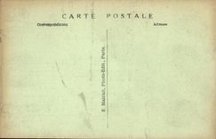 VINTAGE POSTCARD To remember Gate Happiness of Montrouge Clover