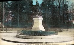 VINTAGE POSTCARD Montmorency Rules of Jean Jacques Roseau