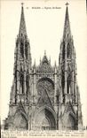 VINTAGE POSTCARD Rouen Church St Ouen