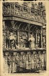 VINTAGE POSTCARD the Cathedral of Rouen Tomb of the Cardinals D Amboise