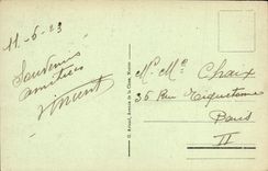 VINTAGE POSTCARD Rouen Panorama of St Ouen