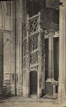 VINTAGE POSTCARD Rouen Staircase of the Organ of L Church Maclou Saint