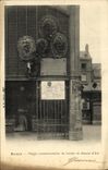 VINTAGE POSTCARD Rouen Commemorative plaque of covering of Jeanne D Arc