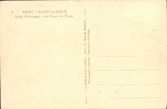 VINTAGE POSTCARD Holy Valery in Caux Valeriquais Stage Courts of Tennis