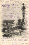 VINTAGE POSTCARD Holy Valery in Caux Thrown L Downstream Lighthouse