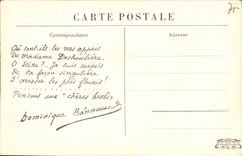 VINTAGE POSTCARD To remember of the Floods of Paris January 1910 the Street Holy Andre of Arts