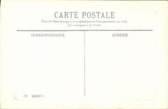 VINTAGE POSTCARD Rouen Arrows of Notre Dame