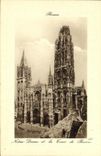 VINTAGE POSTCARD Rouen Notre Dame and the Tower of Butter