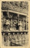 VINTAGE POSTCARD Rouen the Cathedral Tomb of the cardinals D Amboise