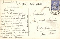 VINTAGE POSTCARD Rouen Seen of the Quays and the Seine Boat