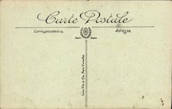 VINTAGE POSTCARD Rouen Street Saint Romain Old women houses and old fountain