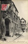 VINTAGE POSTCARD Rouen Street Romain Saint Entered of the Court of the Booksellers