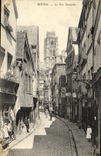 VINTAGE POSTCARD Rouen the Street Damiette